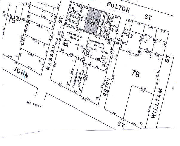 120 Fulton St, New York, NY à louer - Plan cadastral - Image 2 de 18