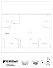 300 Galleria Officentre, Southfield, MI for lease Floor Plan- Image 1 of 2