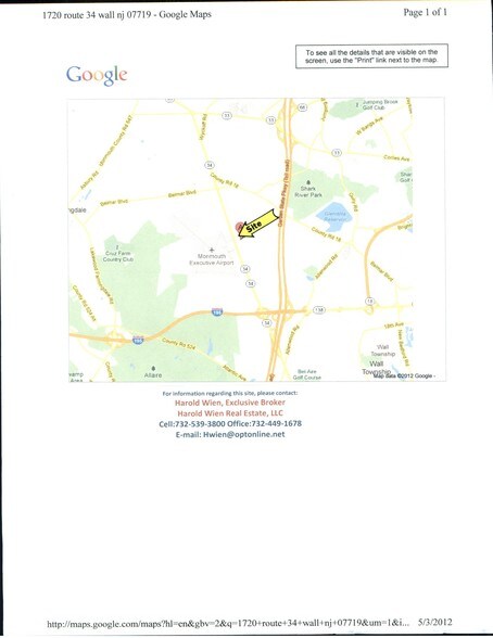 1720 State Route 34, Wall Township, NJ à louer - Aérien - Image 2 de 4