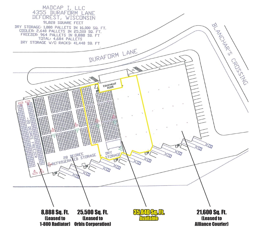 4355 Duraform Ln, Windsor, WI for lease Site Plan- Image 1 of 1