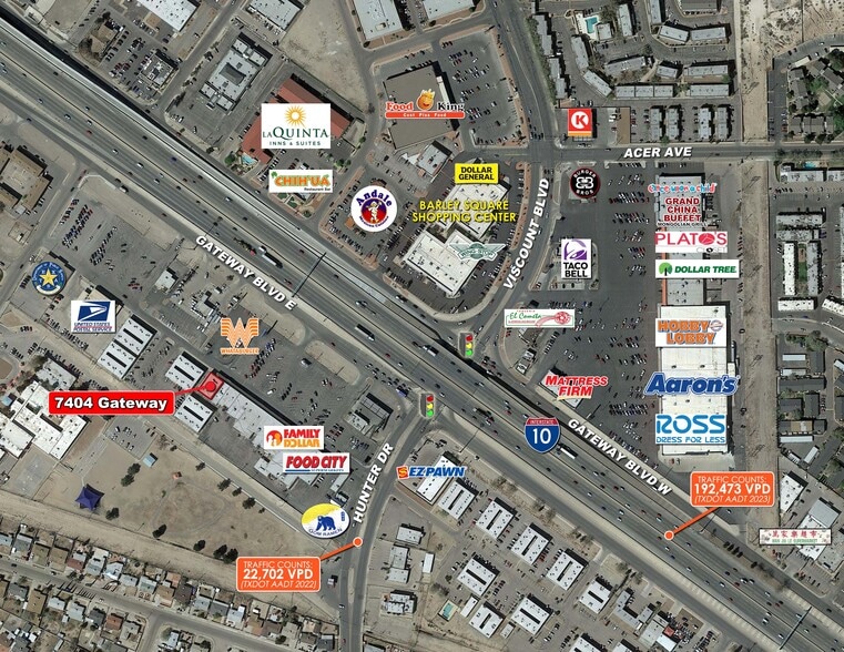 7404 Gateway Blvd E, El Paso, TX à louer - Photo du bâtiment - Image 1 de 1