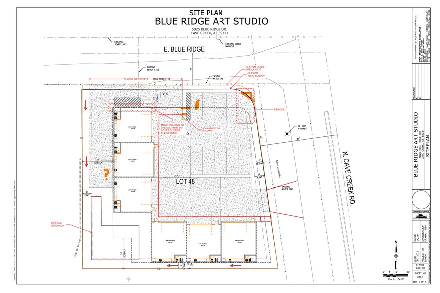 5825 E Blue Ridge Dr, Cave Creek, AZ à vendre - Plan d’étage - Image 2 de 3