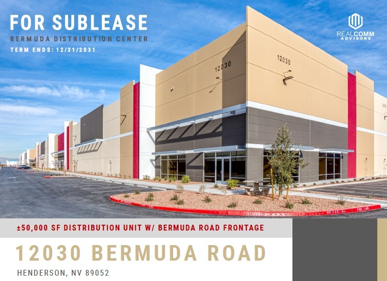 12030 Bermuda Rd, Henderson, NV for lease Building Photo- Image 1 of 4