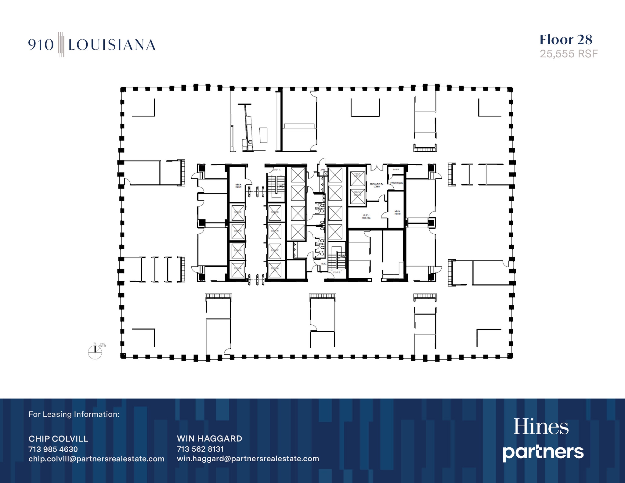 910 Louisiana St, Houston, TX à louer Plan d’étage- Image 1 de 1