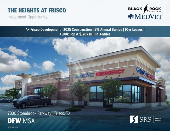 Plus de détails pour 7030 Stonebrook Pky, Frisco, TX - Commerce de détail à vendre