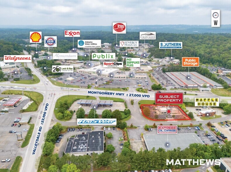 1989 Montgomery Hwy S, Birmingham, AL à vendre - Photo du bâtiment - Image 3 de 4