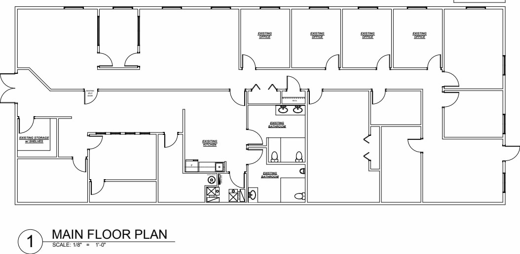 18150 111th Ave NW, Edmonton, AB for lease Floor Plan- Image 1 of 4