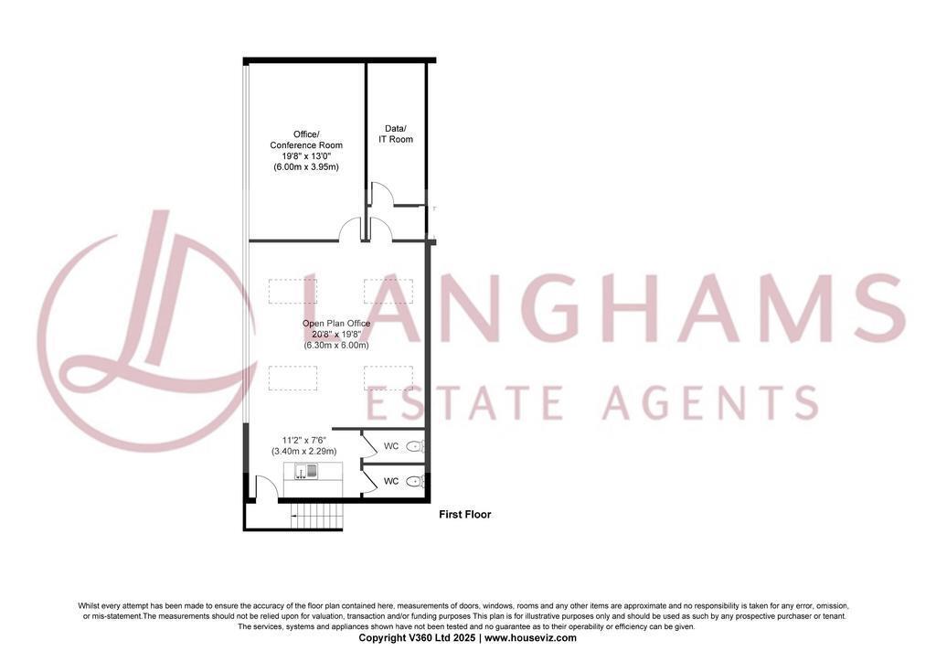 Bristol Way, Slough à louer Plan d’étage- Image 1 de 2