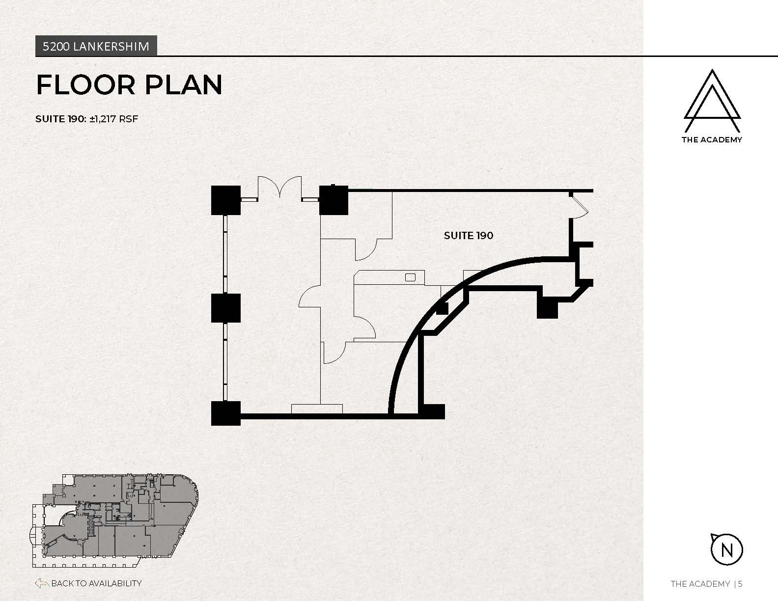 5200 Lankershim Blvd, North Hollywood, CA à louer Plan d’étage- Image 1 de 1