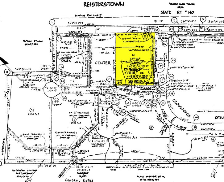 2 Park Center Ct, Owings Mills, MD à louer - Plan cadastral - Image 2 de 12