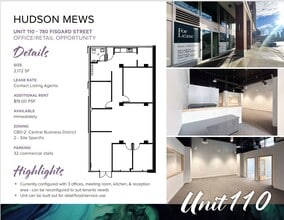 1700 Blanshard St, Victoria, BC for lease Floor Plan- Image 1 of 2