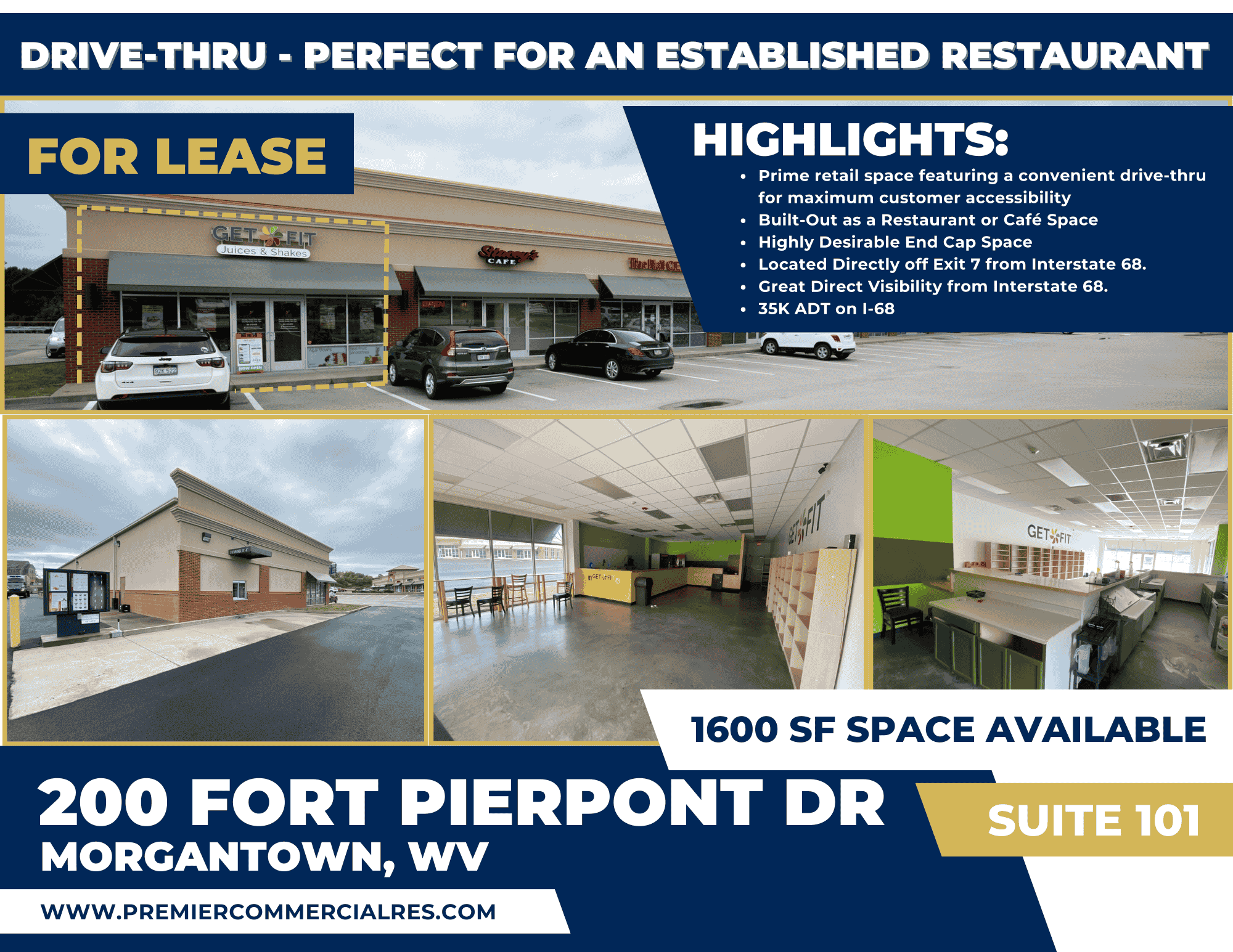 200 Fort Pierpont Dr, Morgantown, WV for lease Interior Photo- Image 1 of 6