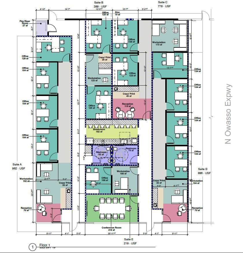 314 E 5th Ave, Owasso, OK for lease Site Plan- Image 1 of 1