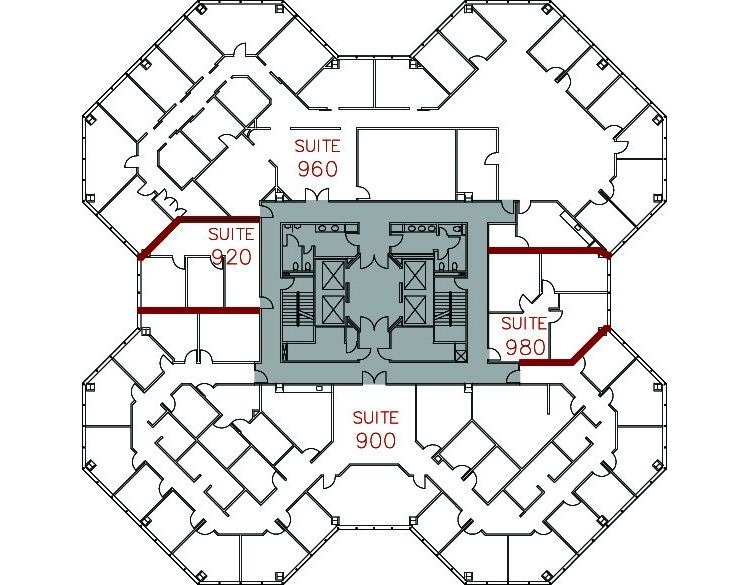 4365 Executive Dr, San Diego, CA à louer Plan d’étage- Image 1 de 1