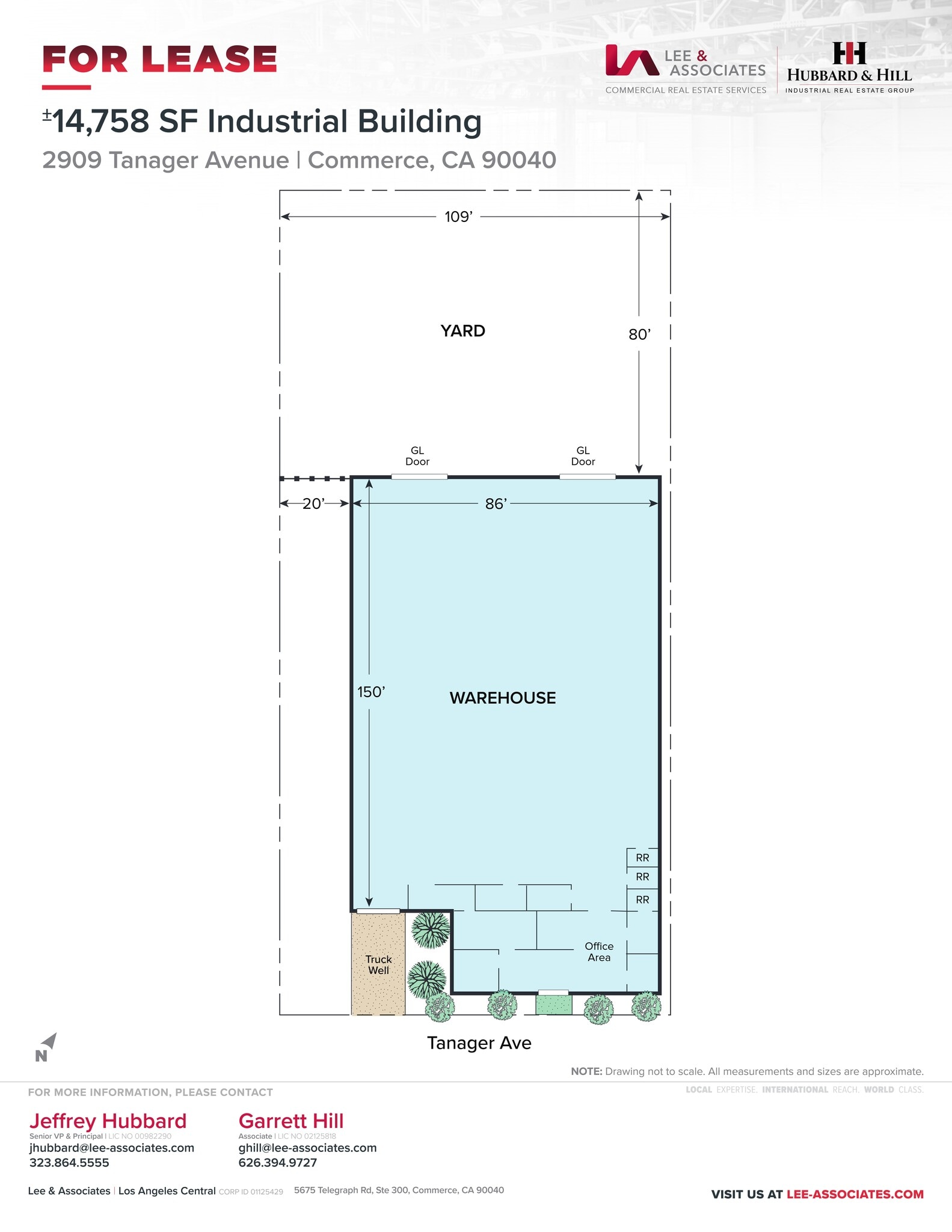 2909 Tanager Ave, Commerce, CA for lease Site Plan- Image 1 of 2