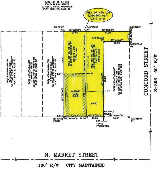 6 N Market St, Charleston, SC à vendre - Plan cadastral - Image 2 de 2