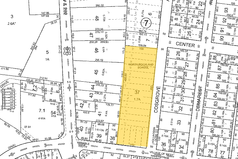 1 Cosgrove Ave, West Haverstraw, NY à vendre - Plan cadastral - Image 1 de 1