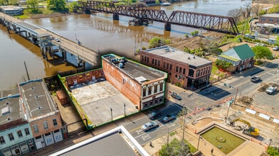 100 S Grand St, Monroe, LA - AERIAL  map view - Image1
