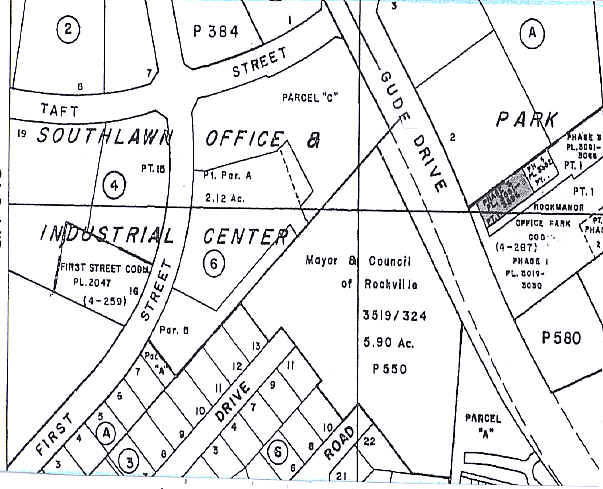 1680 E Gude Dr, Rockville, MD à louer - Plan cadastral - Image 2 de 7