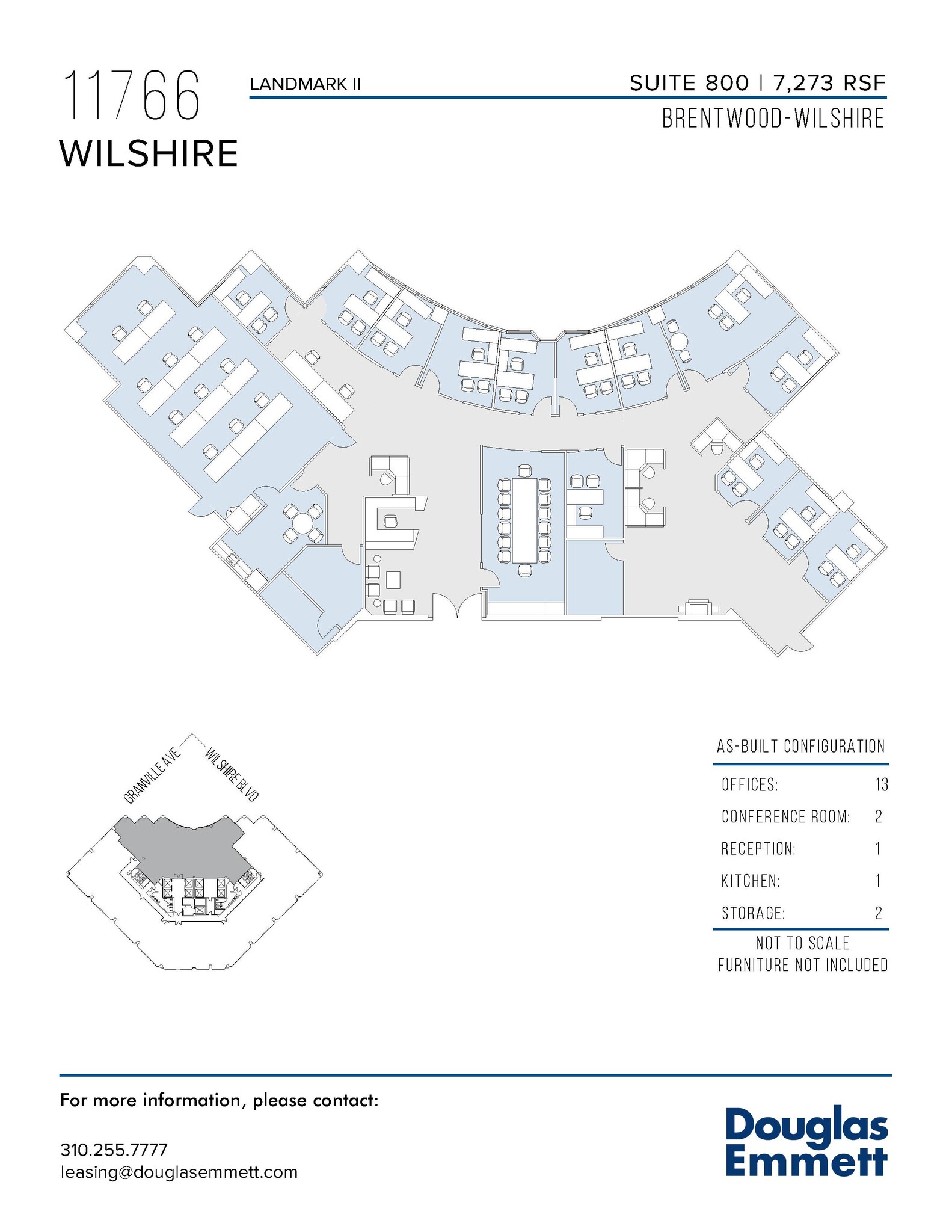 11766 Wilshire Blvd, Los Angeles, CA à louer Plan d  tage- Image 1 de 1