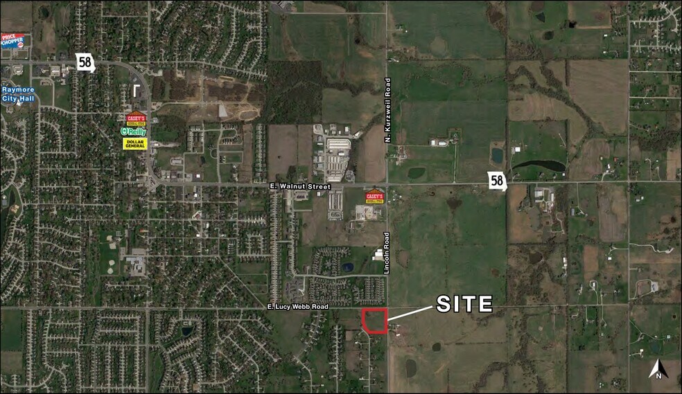 Hwy J, Raymore, MO à vendre - Photo principale - Image 1 de 2