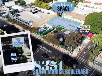Plus de détails pour 8351 Santa Monica Blvd, West Hollywood, CA - Commerce de détail à louer