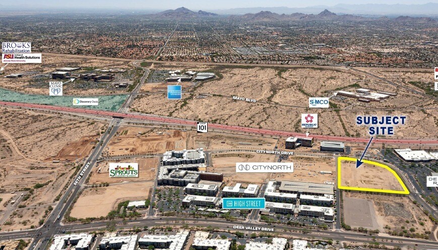 NWC 53rd St & City North Dr, Phoenix, AZ à vendre Photo du bâtiment- Image 1 de 2