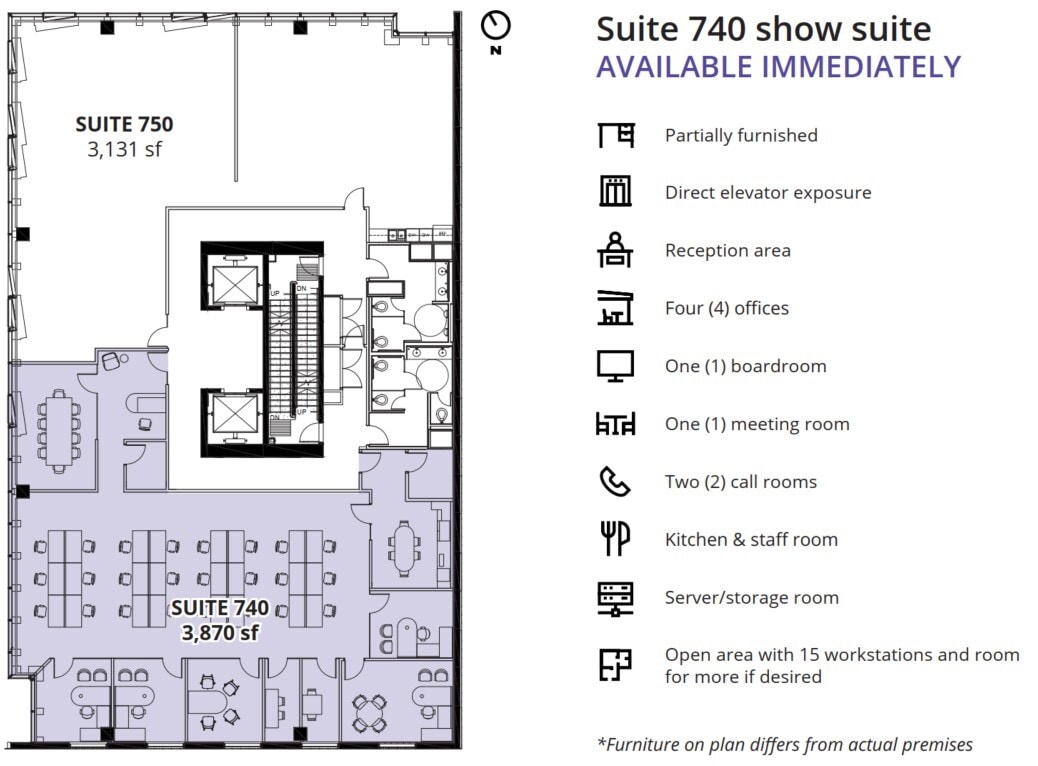 510 Seymour St, Vancouver, BC à louer Plan d’étage- Image 1 de 1