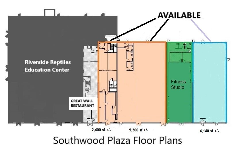 134-138 South Rd, Enfield, CT for lease - Floor Plan - Image 3 of 6