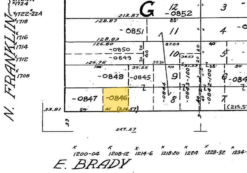 1208-1210 E Brady St, Milwaukee, WI for lease - Plat Map - Image 2 of 3