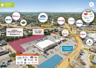 3035-3037 Boone Trl, Fayetteville, NC - Aerial  map view