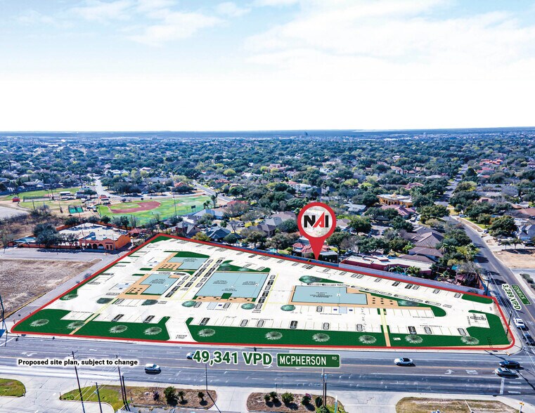 6600 McPherson Rd, Laredo, TX for lease - Aerial - Image 1 of 4