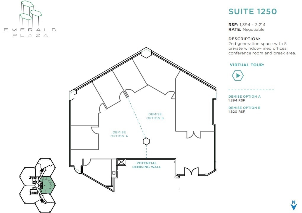 402 W Broadway, San Diego, CA for lease Floor Plan- Image 1 of 1