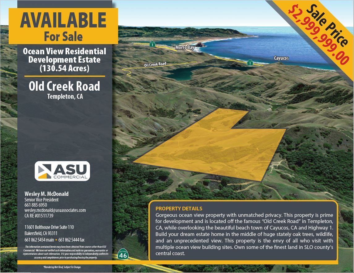 Highway 46, Templeton, CA à vendre Aérien- Image 1 de 2