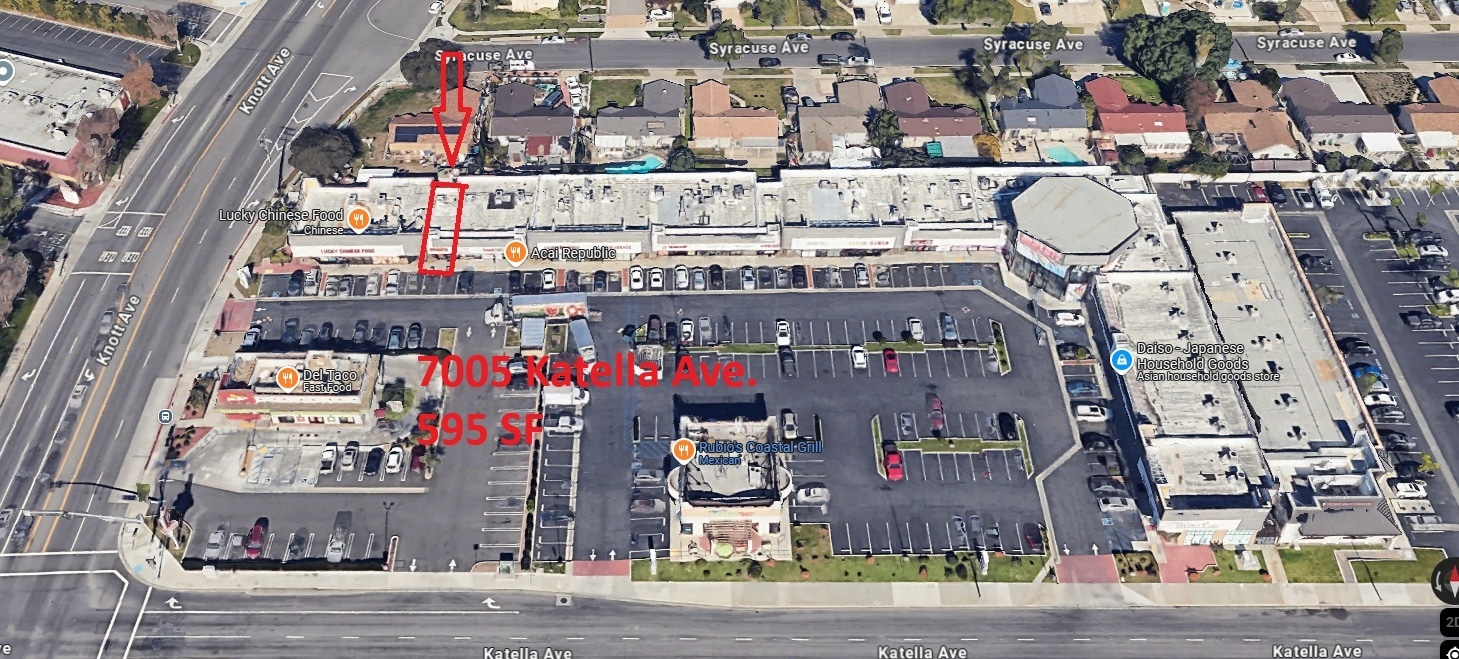 7003 Katella Ave, Stanton, CA for lease Aerial- Image 1 of 2