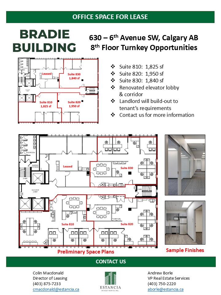 630 6th Ave SW, Calgary, AB for lease Floor Plan- Image 1 of 4