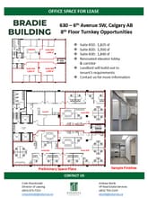 630 6th Ave SW, Calgary, AB for lease Floor Plan- Image 1 of 4