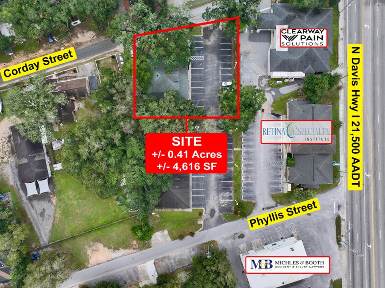 510 Corday St, Pensacola, FL à vendre - Photo du bâtiment - Image 1 de 22