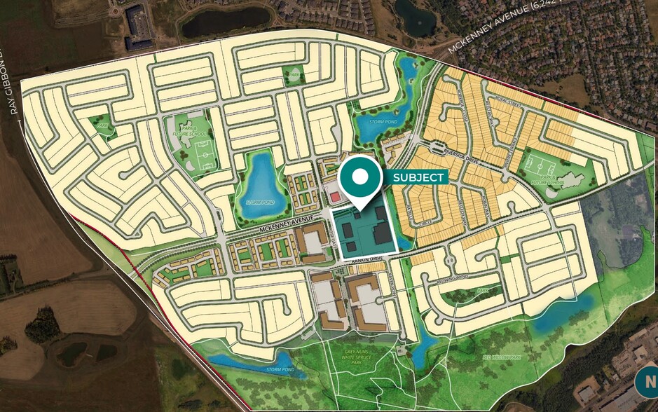 10 Rose Gate, St. Albert, AB à louer - Plan de site - Image 2 de 2