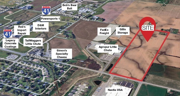 4001 Freedom Rd, Appleton, WI à vendre Photo du bâtiment- Image 1 de 14