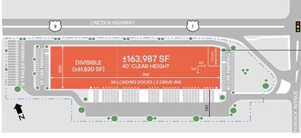 100 Lincoln Hwy, Kearny, NJ à louer Plan d  tage- Image 1 de 1