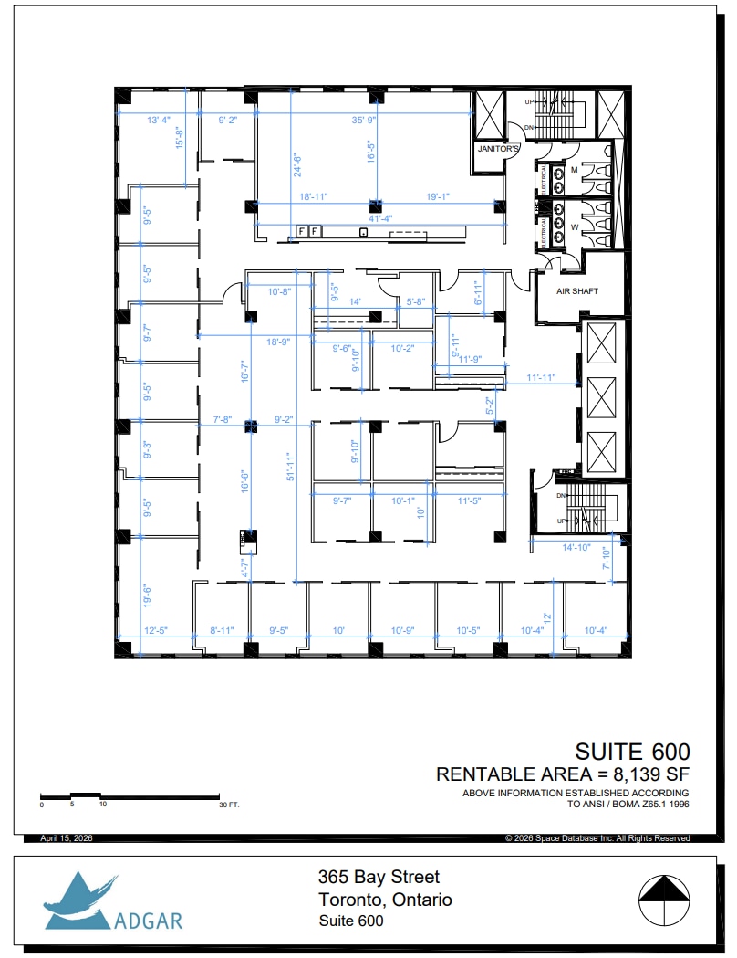 365 Bay St, Toronto, ON for lease Floor Plan- Image 1 of 1