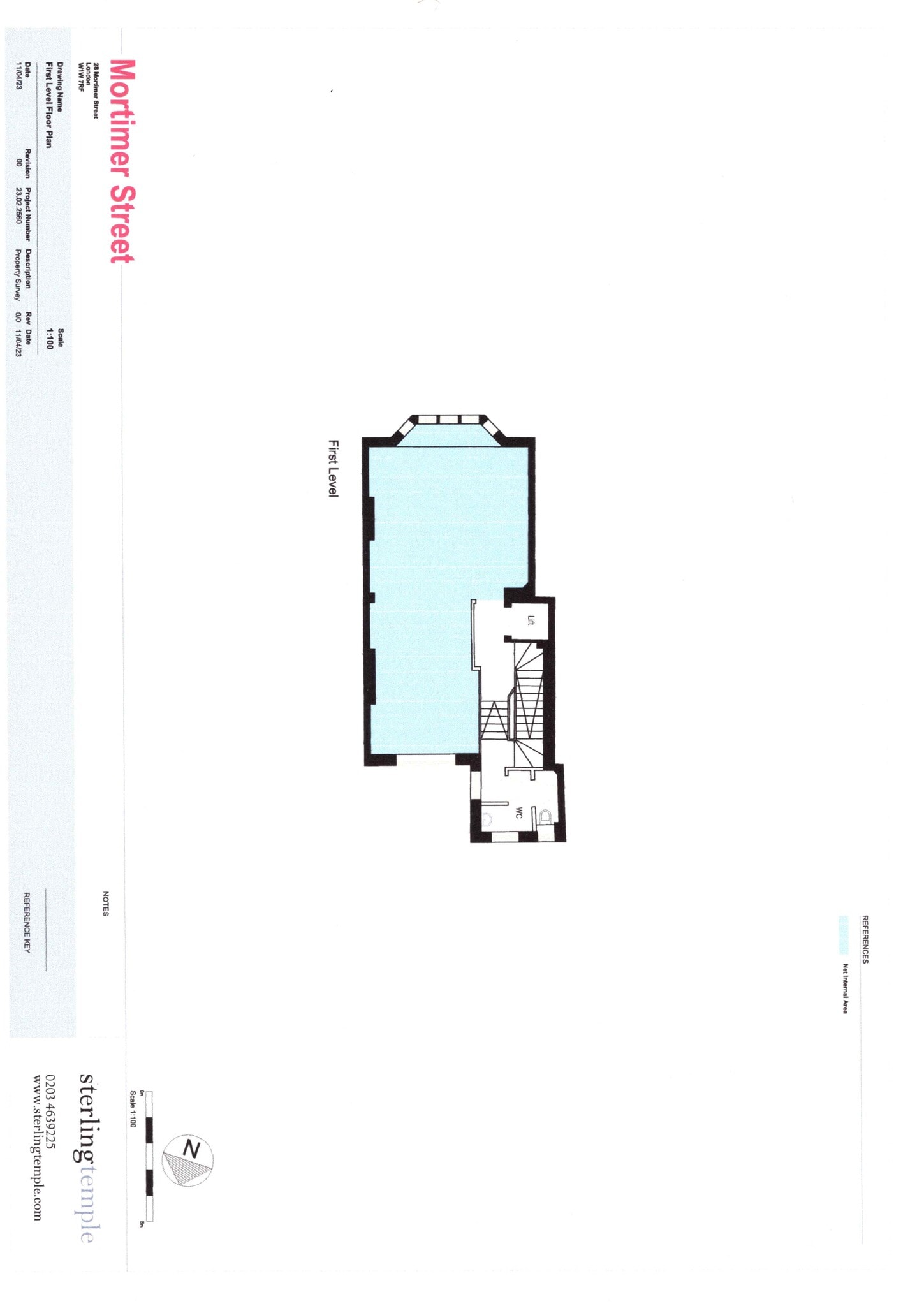 28 Mortimer St, London for lease Site Plan- Image 1 of 3