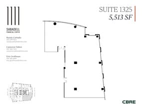 1111 Brickell Ave, Miami, FL à louer Plan de site- Image 1 de 1