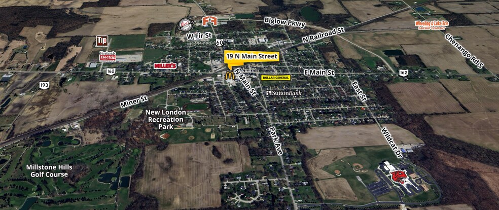 19 N Main St, New London, OH à vendre - Photo du bâtiment - Image 3 de 10
