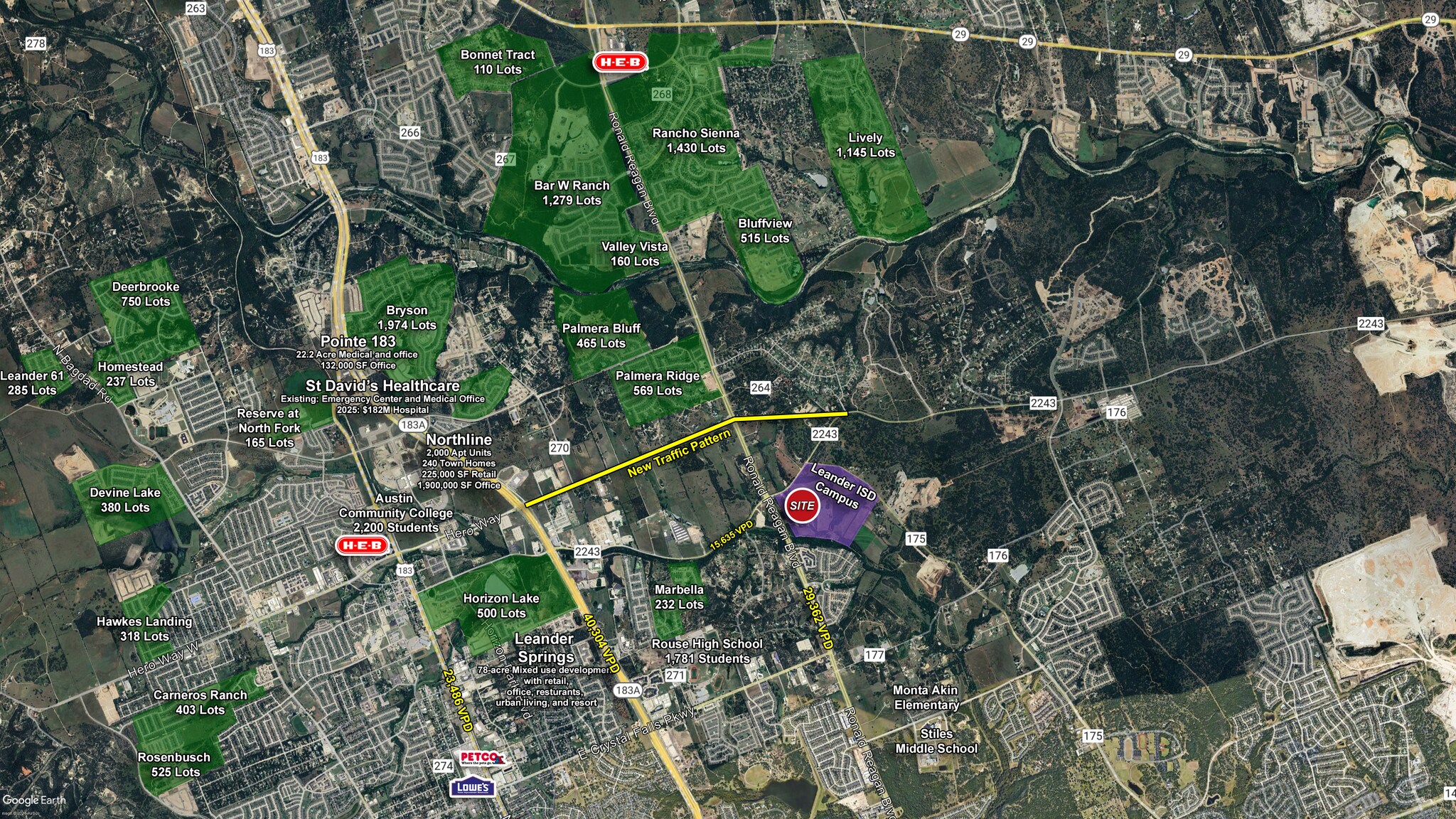 Ronald Reagan & FM 2243, Leander, TX for sale Building Photo- Image 1 of 4