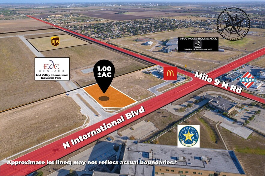 2620 N International Blvd, Weslaco, TX à louer - Aérien - Image 2 de 11