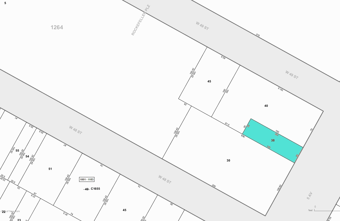 604 Fifth Ave, New York, NY à vendre Plan cadastral- Image 1 de 1