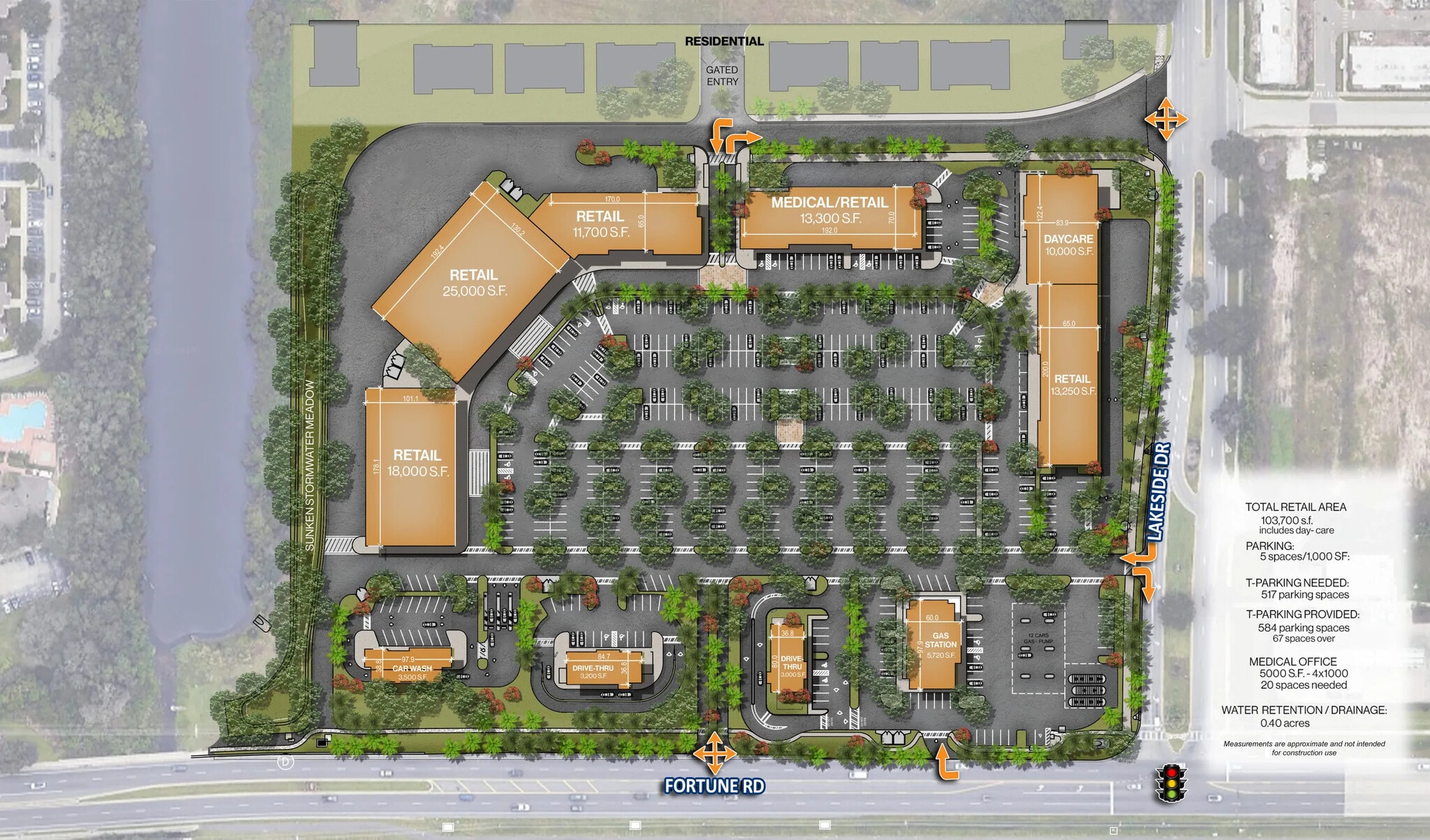 2251 Fortune Rd, Kissimmee, FL for lease Site Plan- Image 1 of 2