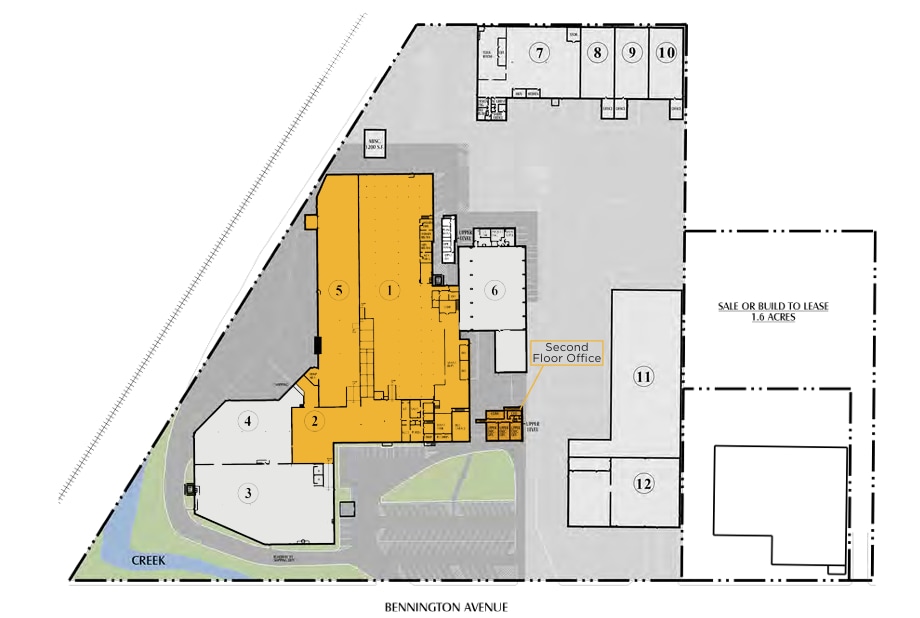 12117 Bennington Ave, Cleveland, OH à louer Plan de site- Image 1 de 1